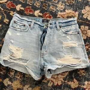 Abercrombie high rise shorts